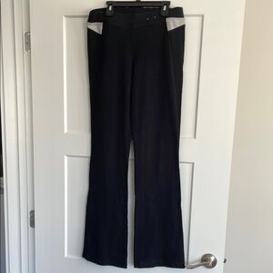 Women's Black and Gray Yoga Pants